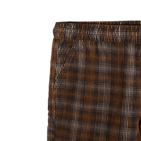 Carhartt WIP Flint Pant Wiley Check/Hamilton Brown Rinsed I029443_16U_02 Degli Uberti